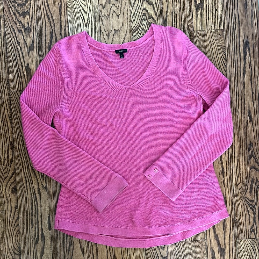 Talbots Pink oversized sweater